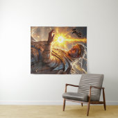 Goddelijke Apollo Tapestry voor Thuis Altaarvereri Wandkleed (In Situ (horizontaal))