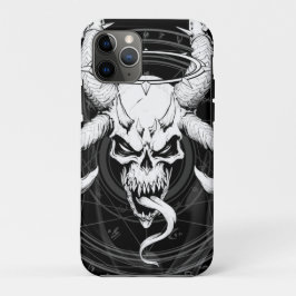 Goddelijke Arcane Schedel van de Dood Zwart Case-Mate iPhone Case