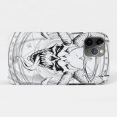 Goddelijke Arcane Skull of Death White Case-Mate iPhone Case (Achterkant (horizontaal))