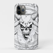 Goddelijke Arcane Skull of Death White Case-Mate iPhone Case (Achterkant)