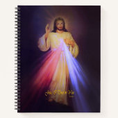 Goddelijke barmhartigheid goud met gebed in de kap notitieboek (Voorkant)