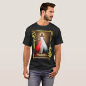 Goddelijke barmhartigheid Jezus Christus Jezus Ik  T-shirt (Voorkant volledig)
