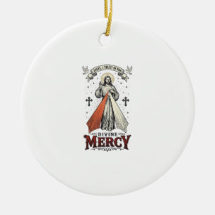 Goddelijke Barmhartigheid Jezus Ik Vertrouw Op Jou Keramisch Ornament