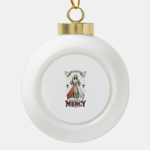 Goddelijke Barmhartigheid Jezus Ik Vertrouw Op Jou Keramische Bal Ornament
