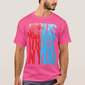 Goddelijke Barmhartigheid Jezus Ik vertrouw op U,  T-shirt (Voorkant)