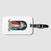 Goddelijke Barmhartigheid Jezus Vintage Bagagelabel (Voorkant (horizontaal))