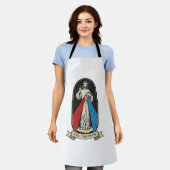 Goddelijke Barmhartigheid Jezus Vintage Schort (Gedragen)