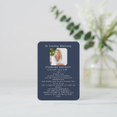 Goddelijke barmhartigheid Katholiek Jezus begrafen Visitekaartje (Staand voorkant)