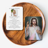 Goddelijke barmhartigheid Katholiek Jezus begrafen Visitekaartje