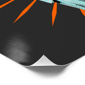 Goddelijke beschermengel - half licht half donker perfect poster (Hoek)