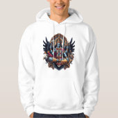 Goddelijke Beschermer: Vishnu en Garuda Hoodie (Voorkant)