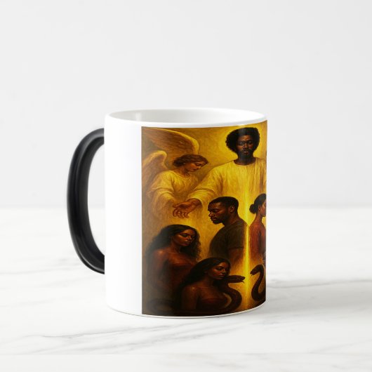 Goddelijke Bescherming Christelijke Huwelijk Morph Magische Mok (Voorkant links)