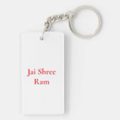 Goddelijke Bescherming Hanuman Ji Sleutelhanger (achterkant)