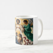 Goddelijke Bescherming Zwart Paar Mok (Voorkant rechts)