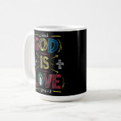 Goddelijke bevestiging: God is liefde Koffiemok (Voorkant links)
