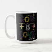 Goddelijke bevestiging: God is liefde Koffiemok (Links)