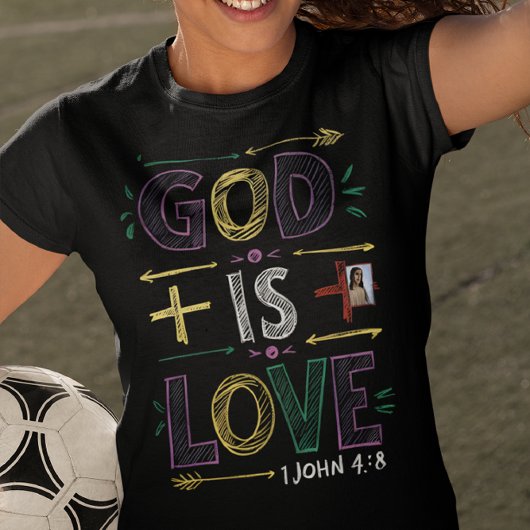 Goddelijke bevestiging: God is liefde T-shirt