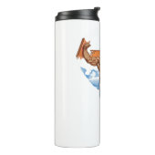 Goddelijke Christelijke trouw is de helden van Jez Thermosbeker (Gedraaid links)