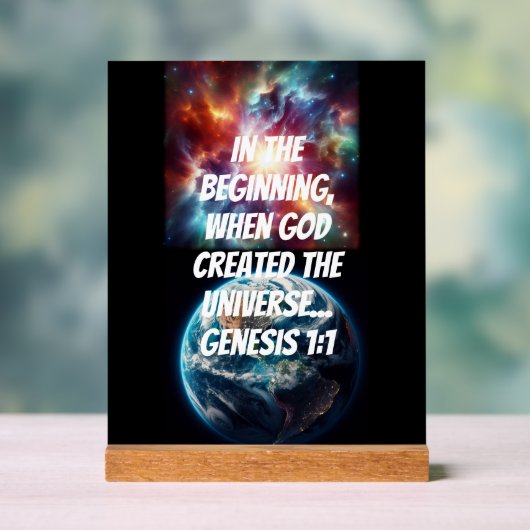 goddelijke creatie acryl bord (Neutraal)