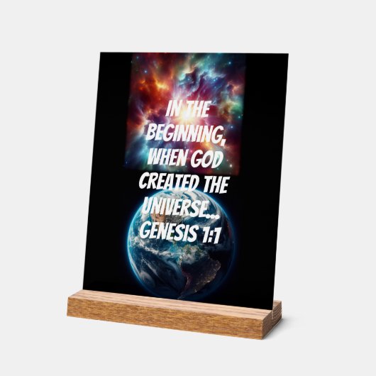 goddelijke creatie acryl bord (Hoek)