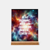 goddelijke creatie acryl bord (Voorkant)