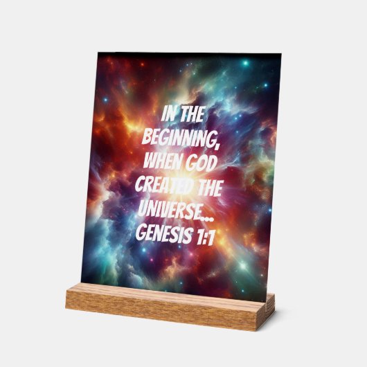 goddelijke creatie acryl bord (Hoek)