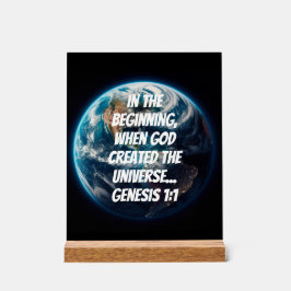 goddelijke creatie acryl bord