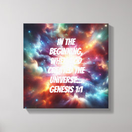 goddelijke creatie canvas afdruk