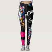 Goddelijke Cultuur Grote Kat Graphic Legging (Voorkant)