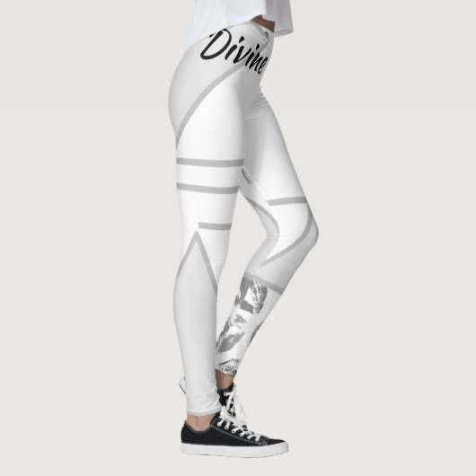 Goddelijke Cultuur Grote Kusjes Grijze Gelukzaligh Leggings (Rechts)