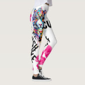 Goddelijke Cultuur Handtekening Grote Kat Graphic  Leggings (Rechts)