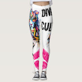 Goddelijke Cultuur Handtekening Grote Kat Graphic  Leggings (Voorkant)