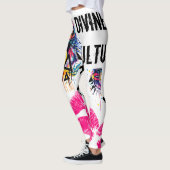 Goddelijke Cultuur Handtekening Grote Kat Graphic  Leggings (Links)