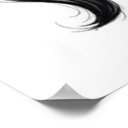 Goddelijke Dans: Shiva Charcoal Art Poster (Hoek)