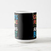 Goddelijke Design Gods plannen zijn altijd het bes Koffiemok (Center)