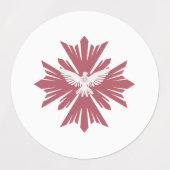 Goddelijke duif van vrede labels (Design 2)