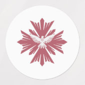 Goddelijke duif van vrede labels (Design 1)