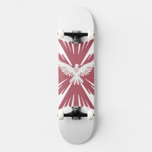 Goddelijke duif van vrede persoonlijk skateboard (Voorkant)