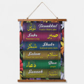 Goddelijke Elegantie: Islamitische kunst aan de mu Hangend Wandkleed (Voorkant)