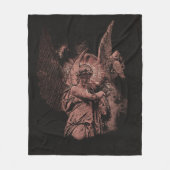 Goddelijke Fout - Techno-Gothic Streetwear Design Fleece Deken (Voorkant)