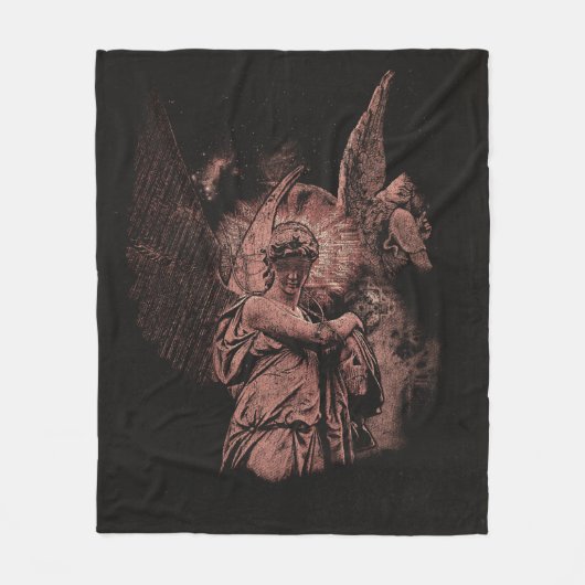 Goddelijke Fout - Techno-Gothic Streetwear Design Fleece Deken (Voorkant)