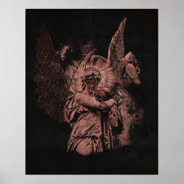 Goddelijke Fout - Techno-Gothic Streetwear Design Poster