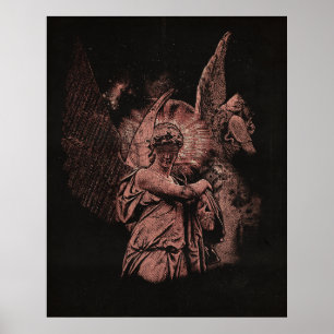 Goddelijke Fout - Techno-Gothic Streetwear Design Poster