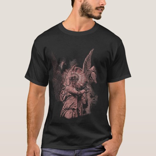 Goddelijke Fout - Techno-Gothic Streetwear Design T-shirt (Voorkant)