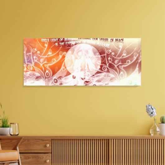 Goddelijke Geheimzinnigheid Canvas Afdruk (Insitu (Woonkamer))