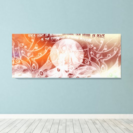 Goddelijke Geheimzinnigheid Canvas Afdruk (Insitu (Houten vloer))