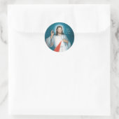 goddelijke genade ronde sticker (Tas)