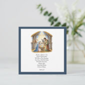 Goddelijke glorie Christelijke kerst Feestdagenkaart (Staand voorkant)