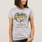 Goddelijke Groei Staat Je Goed T-shirt (Voorkant)
