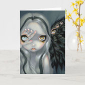 "Goddelijke Hand" Wenskaart Kaart (Gele Bloem)